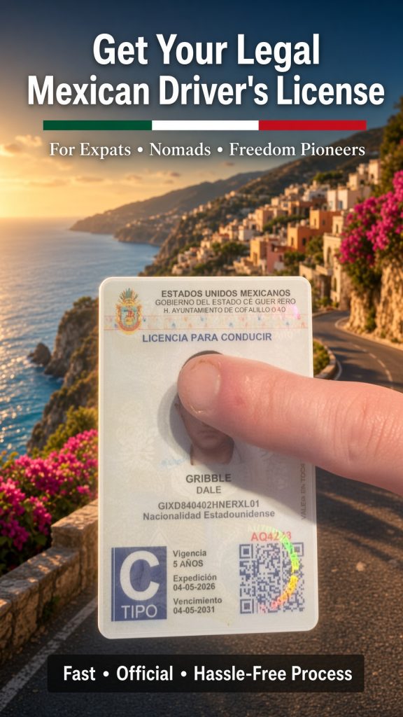 Mexico Driver's License [100% Legal, Legit, & Authentic]
