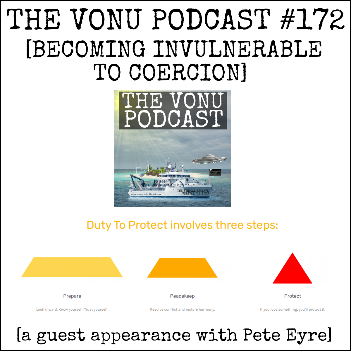 TVP #172: Becoming Invulnerable to Coercion (Guest Appearance on Duty To Protect with Pete Eyre)