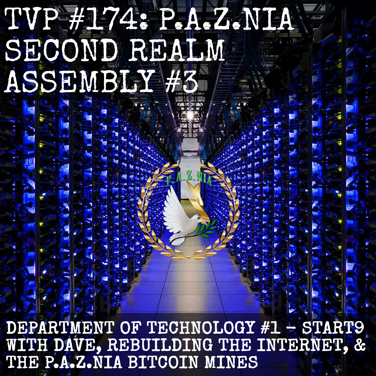 TVP #174: P.A.Z.NIA Second Realm Assembly #3 (Department of Technology #1 — Start9, Rebuilding The Internet, & The P.A.Z.NIA Bitcoin Mines)