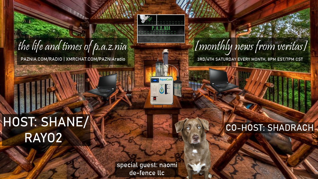 The Life & Times of P.A.Z.NIA #1: A Monthly News Show from Veritas w/ Rayo2 & Shadrach