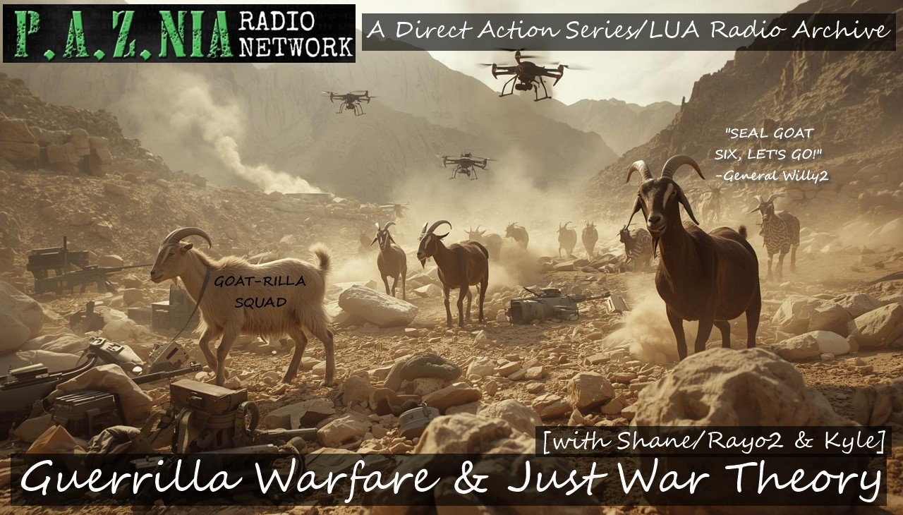 SELF-LIBERATION SATURDAY: Guerrilla Warfare & Just War Theory with Shane/Rayo 2 & Kyle Rearden (A Direct Action Series, LUA Radio Classic) + Bill Cooper: Militias