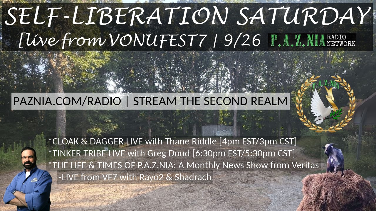 The Life & Times of P.A.Z.NIA: A Monthly News Show From Veritas [Live From VONUFEST7 with Rayo2 & Shadrach!]